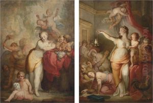 Allegoria Del Vizio E Della Virtu' by Francesco Corneliani