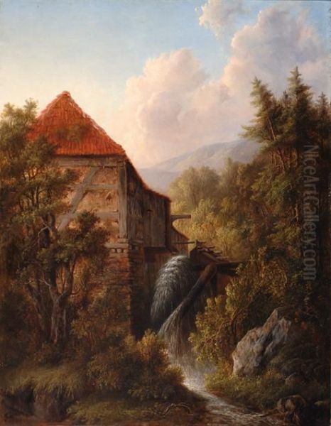 View Of A Watermill - view 1