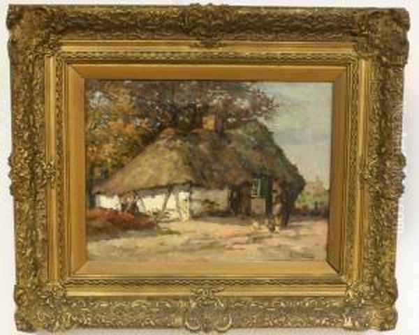 Kippen Voeren Op Boerenerf - view 1