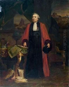 Portrait De Francisque Mandet, Conseiller A La Cour D'appel De Riom