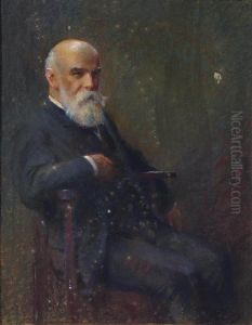 Portrait De Paul Menard by Pierre Emile Cornillier
