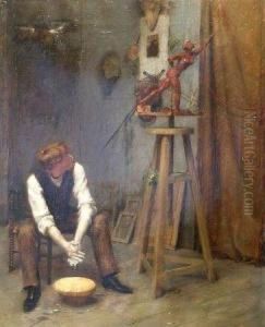 The Sculptor by Pierre Emile Cornillier