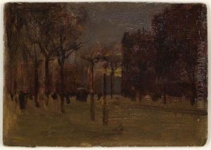 Winter Twilight, Central Park South by Paul Cornoyer