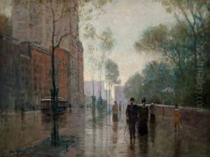 A Rainy Day In New York by Paul Cornoyer