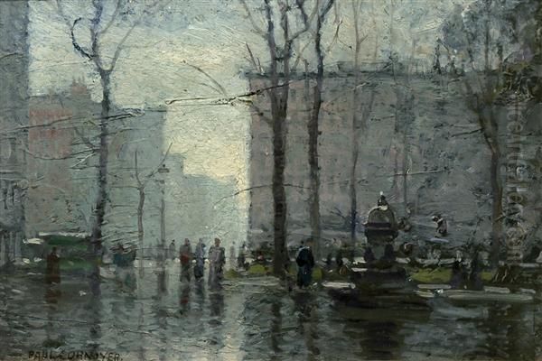 Rainy Day, New York City by Paul Cornoyer