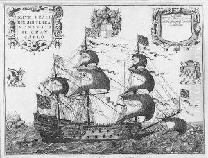 Nave Reale D'inghilterra Nominata Il Gran Carlo by Vincenzo Maria Coronelli