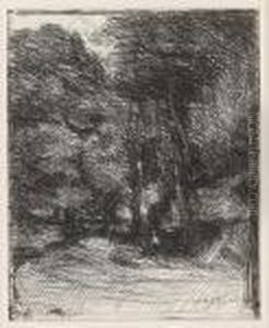 Souvenir Du Bas-breau by Jean-Baptiste-Camille Corot