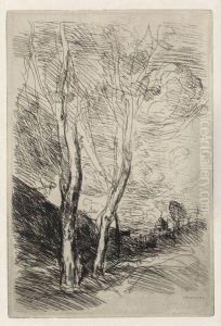Le Dome Florentin by Jean-Baptiste-Camille Corot