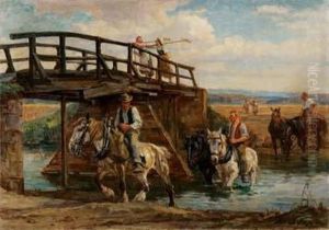 Butteri Nella Campagna by Josef Correggio