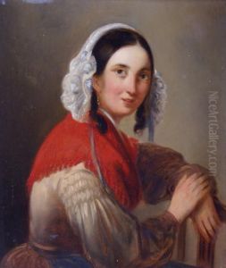 La Jeune Anversoise by Jozef Cornelius Correns