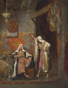 An Idle Conversation by Arnoldo Corrodi