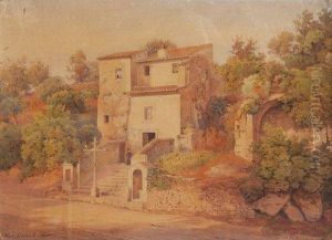 Dans La Campagne Romaine. by Salomon Corrodi