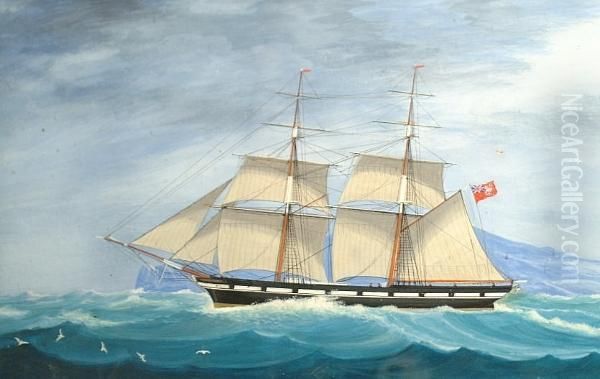 "excelsior" Of Blyth, William Thompson Master, Entering Gulf Of Smyrna - view 1