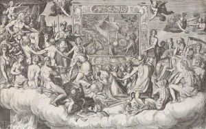 Lament Of The Art Of Painting by Cornelis Cort