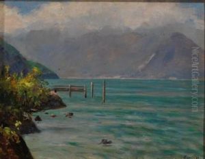 Molo A Pettenasco by Giacomo Cortazzi