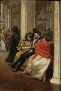 A Corner At The Opera... by Oreste Cortazzo
