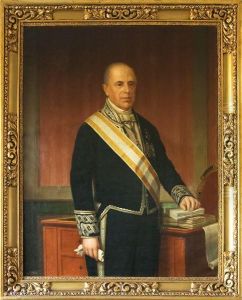 "retrato De Caballero" by Angel Maria Cortellini Y Hernandez