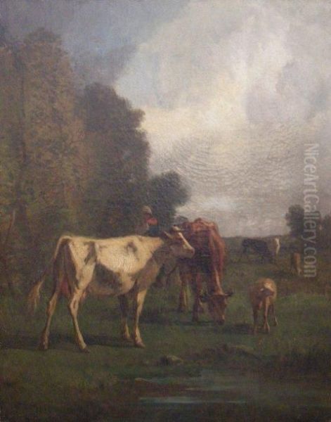 Bergere Et Son Troupeau - view 1
