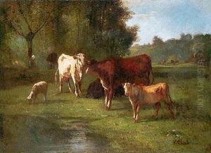 Paisaje Con Vacas