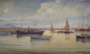 Barche In Porto by Cortese