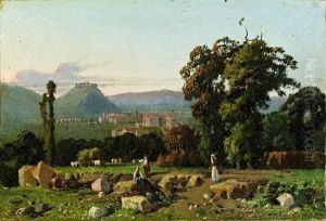 Italienische Landschaft by Federico Cortese