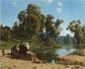 At Rest On The Old Bridge by Federico Cortese
