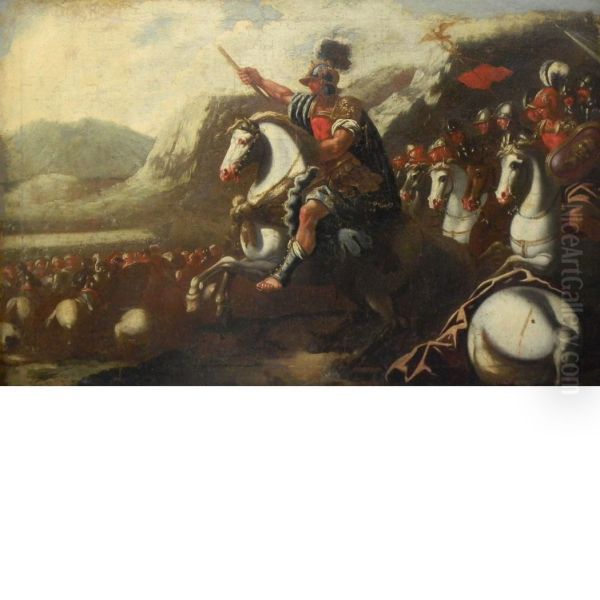 Roman Battle Scene - view 1