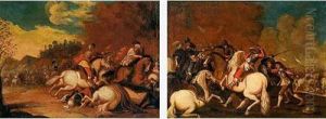 Batalla Ecuestre by Guglielmo Cortese Il Borgognone
