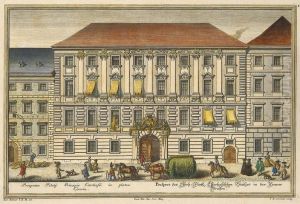 Az Eszterhazy Palota Becsben by Johann August Corvinus