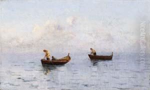 Scena Di Pesca by Giuseppe Cosenza