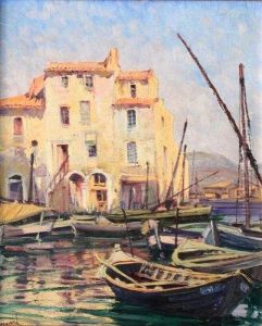 Vieilles Maisons Dans Les Montagnes by Adolphe Cossard
