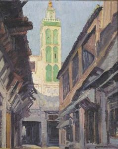 Fes. Zaouia Du Tala. by Adolphe Cossard