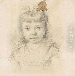 Ritratto Di Bimba by Herman Maurice Cossmann