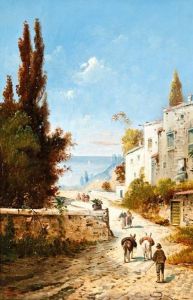Mediterran Varosreszlet by Angelo Costa
