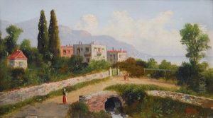 Kuste Bei Nervi by Angelo Costa