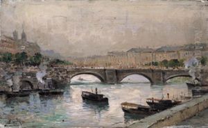 Le Pont Neuf, Paris by Angelo Costa