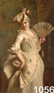 Una Donnaelegante. by Giovanni Battista Costa