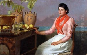 Venditrice Di Limoni E Acqua Sulfurea by Giuseppe Costa