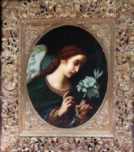 The Angel Of The Annunciation (after Carlo Dolci) by Oreste Costa