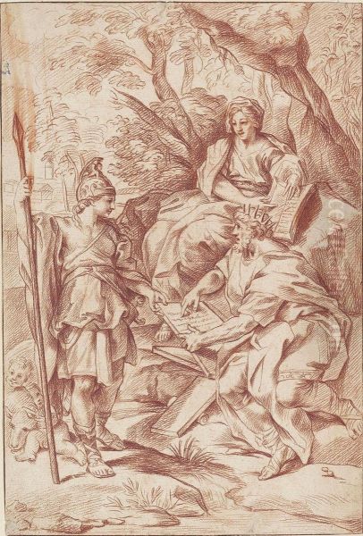 The Cumean Sibyl And A Personification Of Rome - view 1