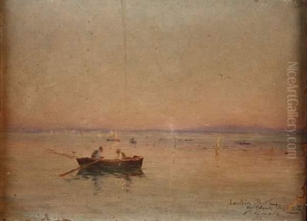 Pecheurs Dans Une Barque - view 1