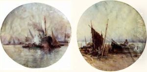 Bateau Au Port by Victor Coste