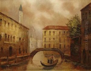 Pair Of Venetian Scenes