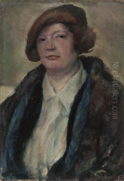 Ritratto Di Signora Con Cappello - view 1