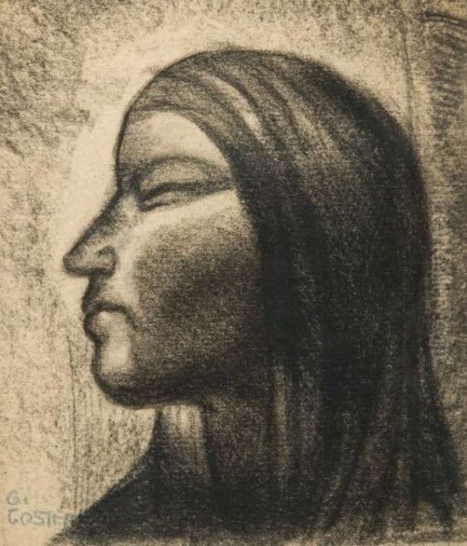 Femme De Profil - view 1
