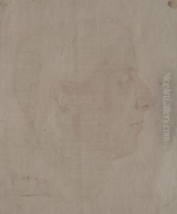 Profilo Virile by Giovanni Costetti