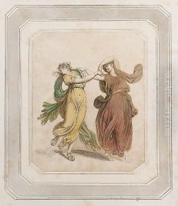 The Comic And Tragic Muse by Maria Cosway