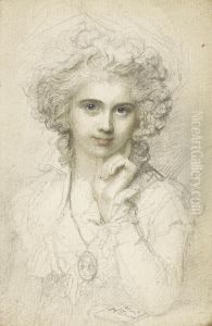 Portrait Of Maria Cosway by Richard Cosway