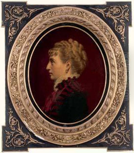 Portrait De Madame Michel Heine, Vue De Profil - view 1