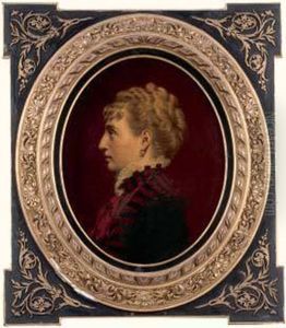 Portrait De Madame Michel Heine, Vue De Profil by Pierre-Auguste Cot